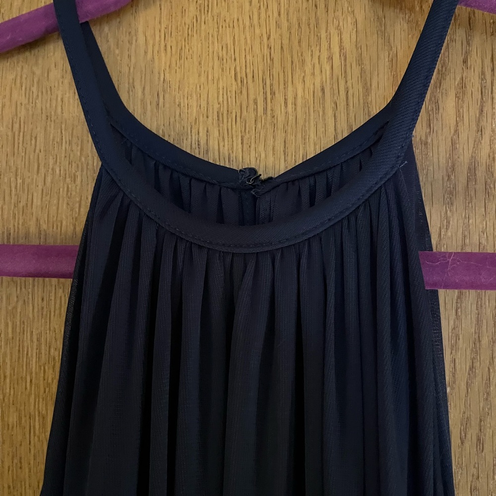 David's Bridal Navy Gown